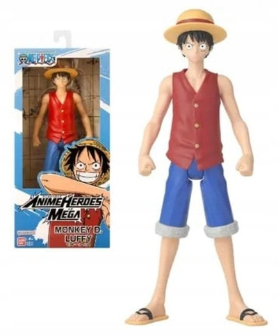 Фигура за игра BANDAI Anime Heroes One Piece Luffy, 30 cm, подвижна, повеќебојна