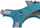 Set qafore me parzmore për qen Trixie Premium Active, S, 35-50x1.5 cm, petrol