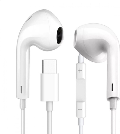 Kufje me tela Fiesta FISEMW10, USB C, me mikrofon, t'bardha