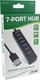 HUB USB InLine 2.0, 7 porta, Type A, i zi