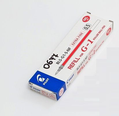 Refill për stilolaps Pilot G-1, bojë e kuqe