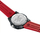 Orë për meshkuj Luminox Navy Seal, e zezë/kuqe