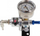 Rregullator presjoni karburanti D1Spec D, me manometër, universal, argjend