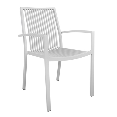 Karrige aluminum BRONCA HM5130.01 54,2x59x83,5 cm, e bardhë