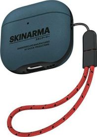Mbulesë për kufje Apple AirPods 4 Skinarma Spunk, me rrip dore, blu