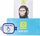 Xham mbrojtës Mr. Monkey 5D për Apple Watch Ultra, xham shumë i kthjellët, vihet kollaj, transparent