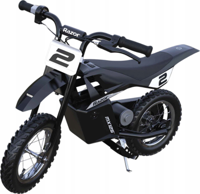 Motor elektrik për kalama Razor MX125 Dirt Rocket, shpejtësi 13 km/h, 40 minuta përdorim, i zi