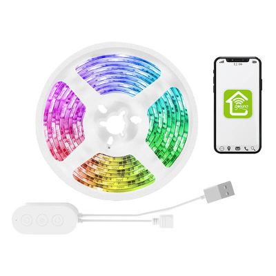 Shirit LED smart Gosund SL1, 2.8 m, WiFi RGB, i bardhë