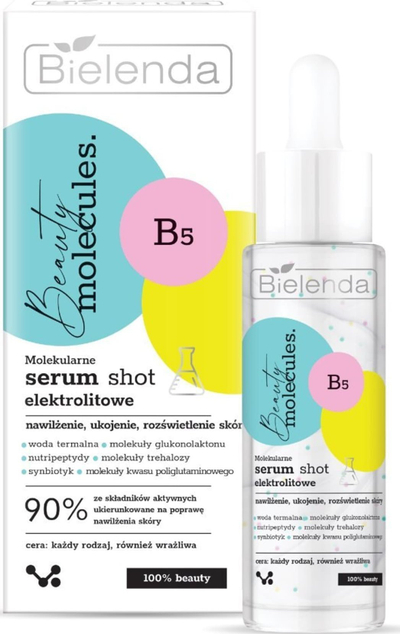 Serum fytyre Bielenda Beauty Molecules B5, hidratues, elektrolite, 30 g