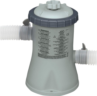 Pompë filtri për pishinë Intex Krystal Clear H, 1250 l/orë, 30W, gri