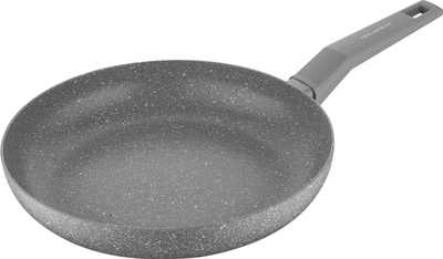 Tigan alumini Florina Pierre, 28 cm, për induksion, gri me efekt guri