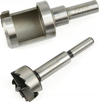 Set plug cutter për dru Geko 30 mm, çelik HCS, për stërvitje