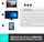Tastierë Logitech K380, US, e bardhë