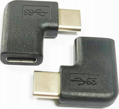 Adapter USB C PremiumCord, kënd 90°, 40 Gb/s, 100 W