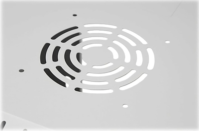 Kabinet mural Lexi-Net Basic 10", 6U, 292x300 mm, derë xhami, gri