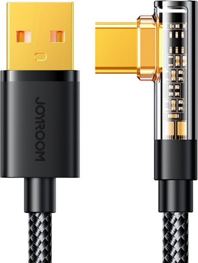 Kabllo USB Joyroom S-UC027A6, USB-A në USB-C, 3A, 1.2m, e zezë