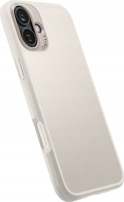 Maskë telefoni Spigen Cyrill Kajuk MagSafe për iPhone 16, lëkurë PU, ngjyrë krem