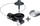 Set shkarkimi lavamani Blanco PushControl InFino, komplet zëvendësues, çelik inox, argjendtë