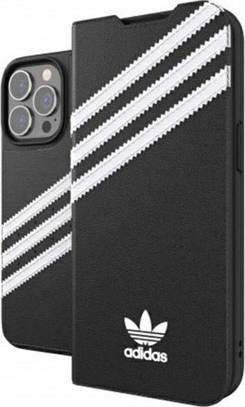 Këllëf telefoni Adidas Originals Booklet Case PU FW21, për iPhone 13 Pro 13, i zi