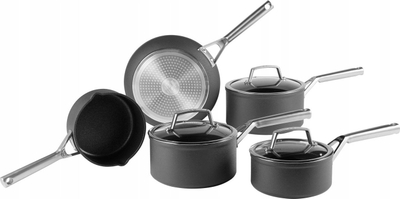 Set tenxheresh dhe tiganësh Ninja Foodi ZEROSTICK, 5 copë, alumini i farkëtuar, veshje jo ngjitëse