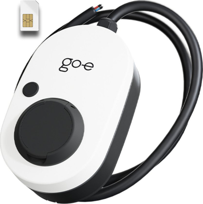 Karikues muri Go-e Charger Gemini 2.0 CH-05-22-51, 22 kW, Type 2, i bardhë