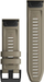 Rrip ore Garmin QuickFit 26, silikon, 26mm, rërë me kapëse të zezë