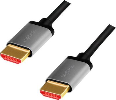 Kabllo HDMI LogiLink CHA0106, 3m, Ultra High Speed, gri