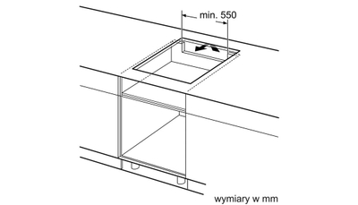 Pllakë gatimi me induksion Bosch Series 6 PVQ61CHB1E, 60cm, xham i zi matt