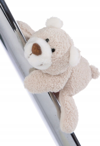 Lodër pelushi me magnet Nici Bendix Bear, 12 cm, bezhë