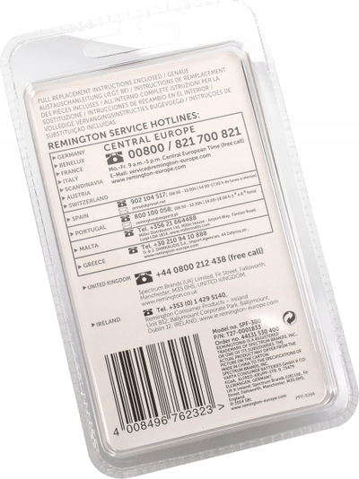Kokë rroje Remington SPF300, metal titanium, për F5800 F7800 F4900, ngjyrë argjendtë