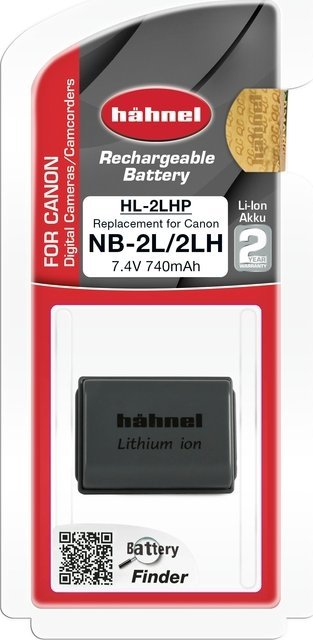 Bateri për kamera Hähnel Canon HL-2LHP NB-2LH, 740 mAh, Li Ion