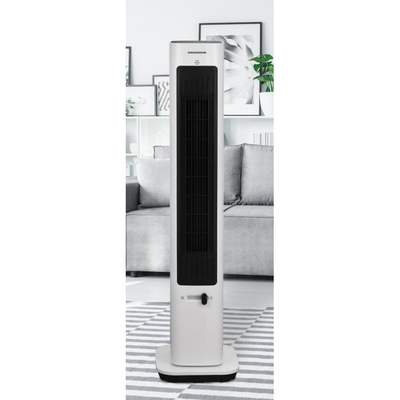 Ventilator kullonë me ngrohje Heinner HTFA-M20WH, 2000W, 96cm, i bardhë