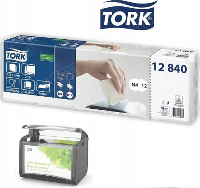Lecka letre Tork Xpressnap 12840, 1125 copa, një shtresë, ngjyrë natyrale