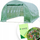 Serë kopshti Blomster Tunnel Foil 6×3 m, 18 m², çelik i galvanizum, jeshile