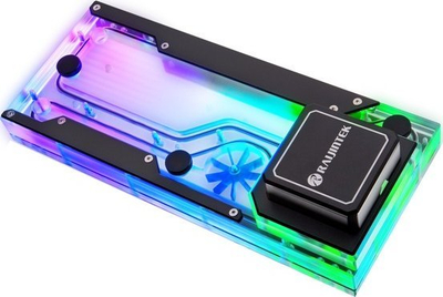 Distro plate uji Raijintek ACHERON 240 DDC RBW, D-RGB, akrilik i tejdukshëm