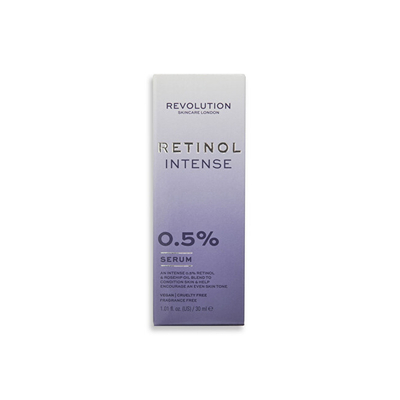 Serum për kujdes të fytyrës Revolution Skincare 0.5% Retinol Intense, 30 ml