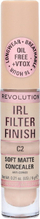 Korrektor Makeup Revolution IRL Filter 16H Hydrating Full Coverage C2, mbulim i plotë, ngjyrë e çelët