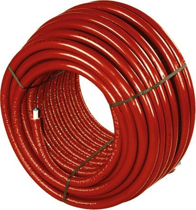 Tub i izoluar Uponor Uni Pipe PLUS S4 WLS 040 25x2.5, bobinë 50m, i kuq