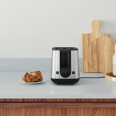 Toaster Electrolux E3T1-3ST, 800W, 2 feta, çelik inox i zi