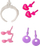 Set lodrash Leantoys Anlily Dream Horse, gocë kukull me kal, me aksesorë, blu