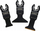 Set tehësh për multi vegël Dewalt DT20760, 3 copë, BiM dhe HCS