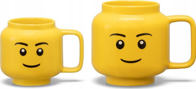 Filxhan qeramike LEGO Happy Boy, i madh, i verdhë