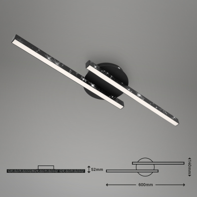 Ndriçues Briloner Led 60 cm, 10,5W, 1400lm, i zi