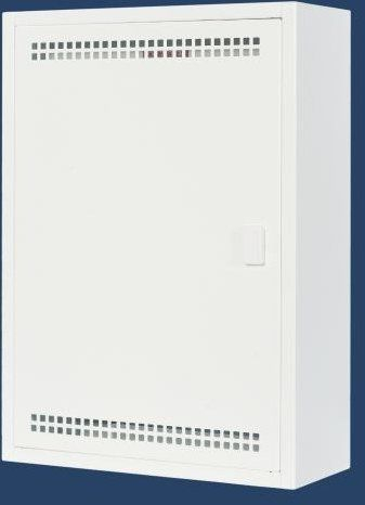 Panel shpërndarës sipërfaqësor MRN 2, prizë 250V 2P+E, pllakë montimi 255x480x100, gri