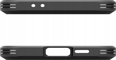 Kapak telefoni Spigen Tough Armor për Galaxy S24 FE, me këmbë mbajtëse, i zi