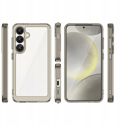 Кутија за телефон Hurtel Outer Space за iPhone 16e, флексибилна рамка, проѕирен заден дел, црна