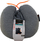 Jastëk udhëtimi ProWorld Neck Pillow With Hood, formë U, 30x32cm, gri