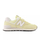 Atlete New Balance 574, material tekstil, të verdha me të bardha