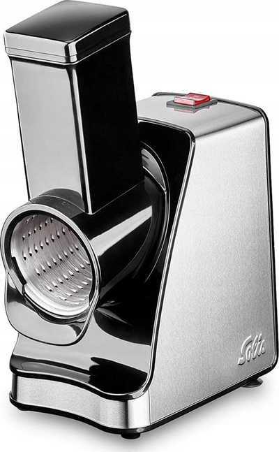 Prerëse dhe grirëse elektrike Solis Slice &amp; More 921.06, 350W, trup inoksi, e zezë