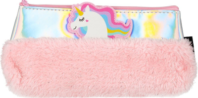 Пенкало футрола Starpak Plush Pouch Unicorn 490749, со патент, многубојна